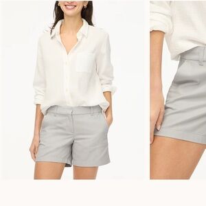 J. Crew Women's Gray Bermuda Shorts size 6.